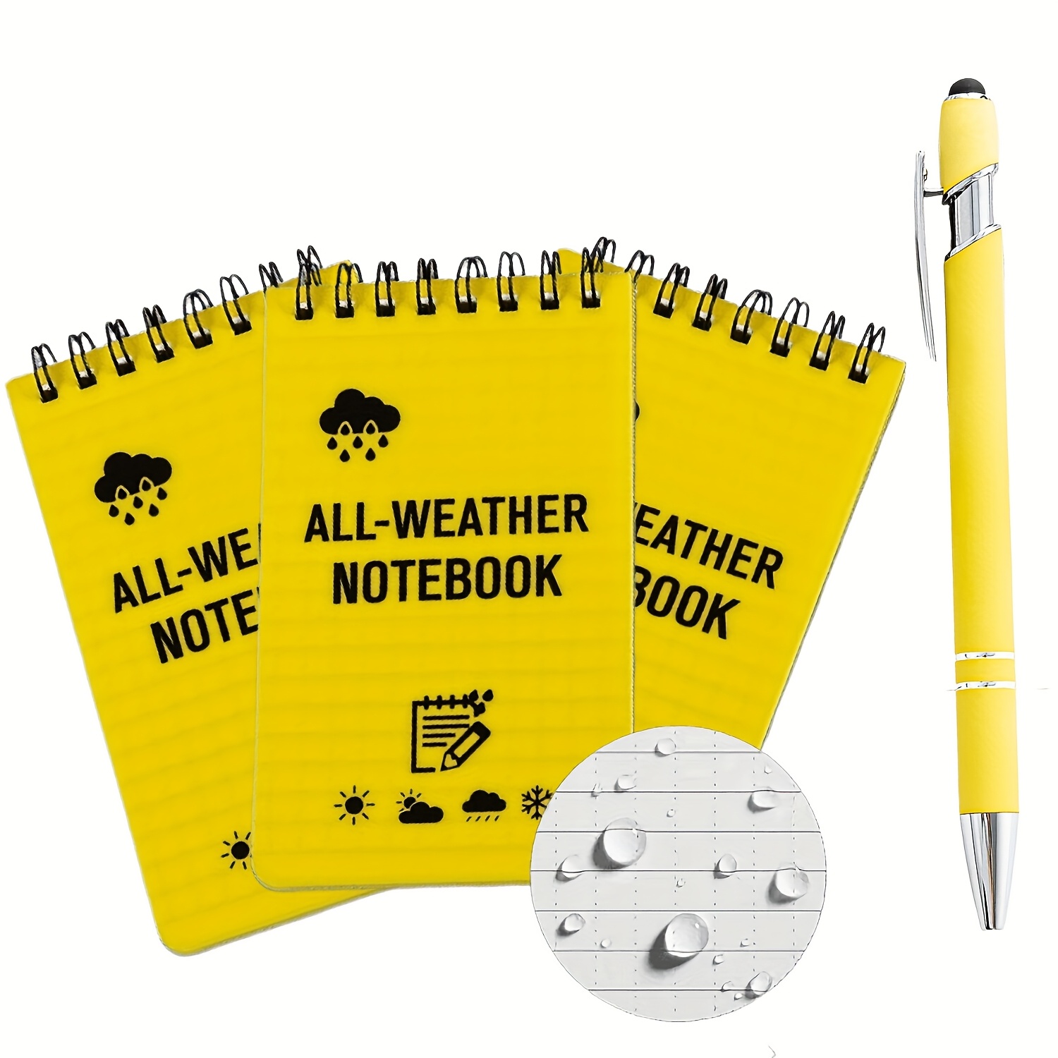Outdoor Adventure Books - مجموعة من 4 دفاتر ملاحظات محمولة