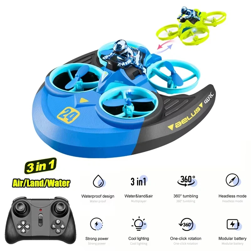 3-in-1 لاند الهواء البحر RC طا - مراجعة Outdoor Adventure Boys وسعره
