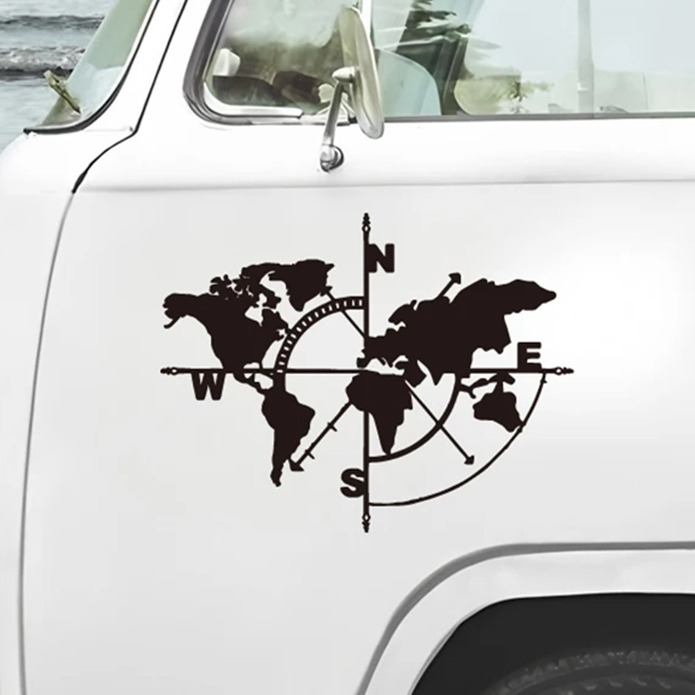 ملصق فينيل لخريطة العالم البوص - مراجعة Outdoor Adventure Jeep وسعره