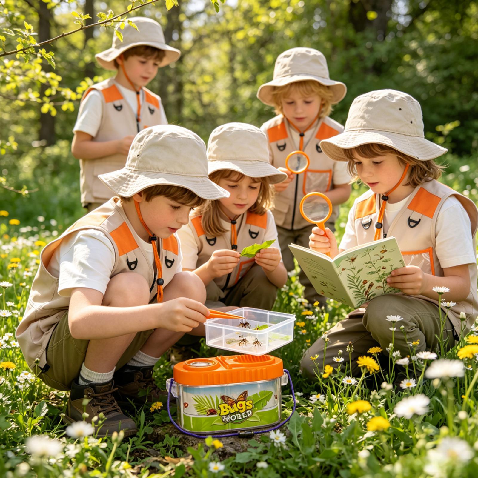 مجموعة مغامرات للأطفال مع قبعة - مراجعة Outdoor Adventure Boys وسعره