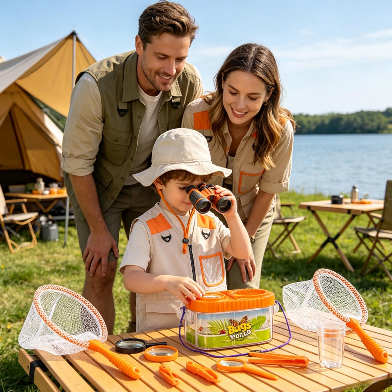 مجموعة مغامرات للأطفال مع قبعة - مراجعة Outdoor Adventure Boys وسعره