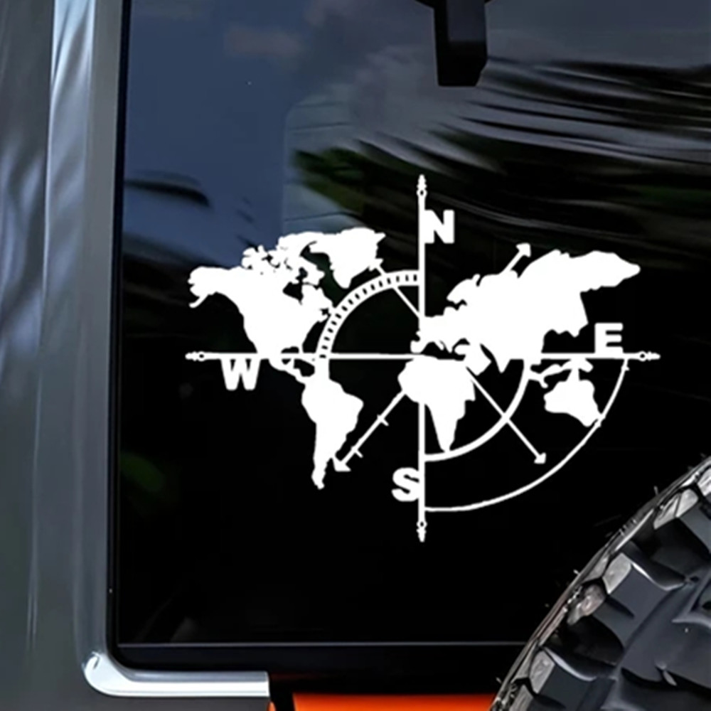 ملصق فينيل لخريطة العالم مع بو - مراجعة Outdoor Adventure Jeep وسعره
